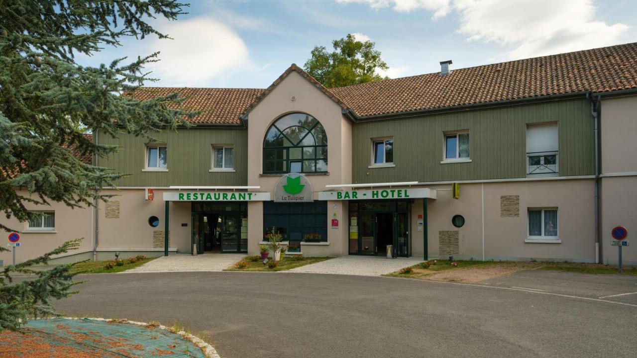 Logis Hotel - Restaurant Le Tulipier Vienne-le-Chateau Bagian luar foto
